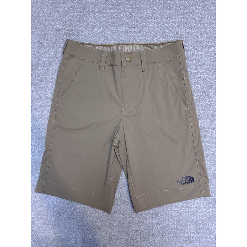 NWT The North Face Youth Boys Spur Trail Shorts Tan Outdoor Hiking Gorpcore Sz M